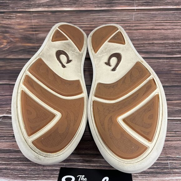 Olukai Nalukai Men's Gray Slip On Loafers - Picture 6 of 8